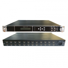 24 channel HD encoder HDMI to IP / ASI IPTV front-end system equipment Hotel TV system equipment
