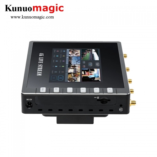 2021New Portable 5G 4K Multi-Camera Live Streaming Studio Device Encoder Switcher Recorder Monitor Mixer 4 in 1 Equipment